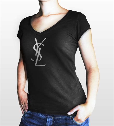 womens ysl tshirt|saint laurent t shirt women's.